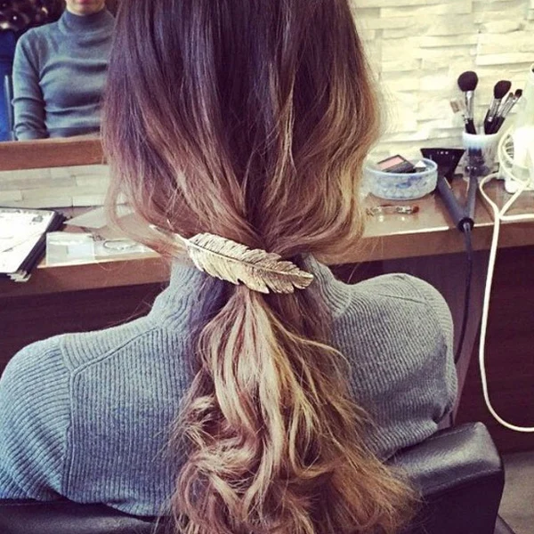 Фирменный дизайн, металлические заколки для волос с листьями, заколки для волос, винтажный костюм, женские заколки, аксессуары