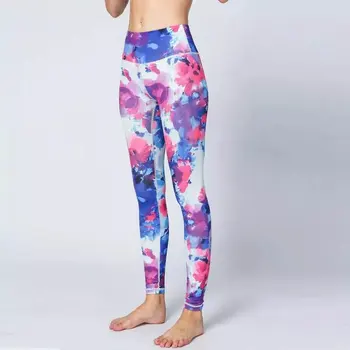 

Hot Sales! Fashion Print Sporting Leggings Workout Women Skinny Elastic Pants Fitness Legging 9 Styles Workout Clothes For Women