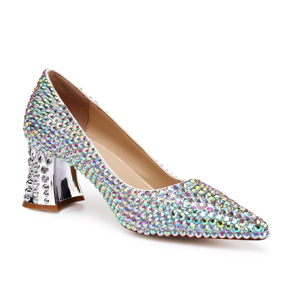 square heel shoes