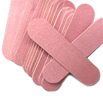 

News Professional Nail File 500x MiNi Wood Sanding Buffer Files 180/240 Sandpaper limas para manicura Nail Care Tools Sets