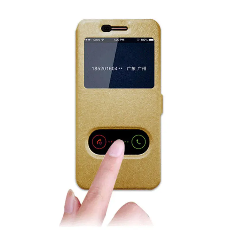 

FOR LG LV5 / K10 (2017) X400 M250 M250N Cover Dual View Windows Silk PU Leather Stand Phone Case Bag For LG K10 2017 5.3" Coque