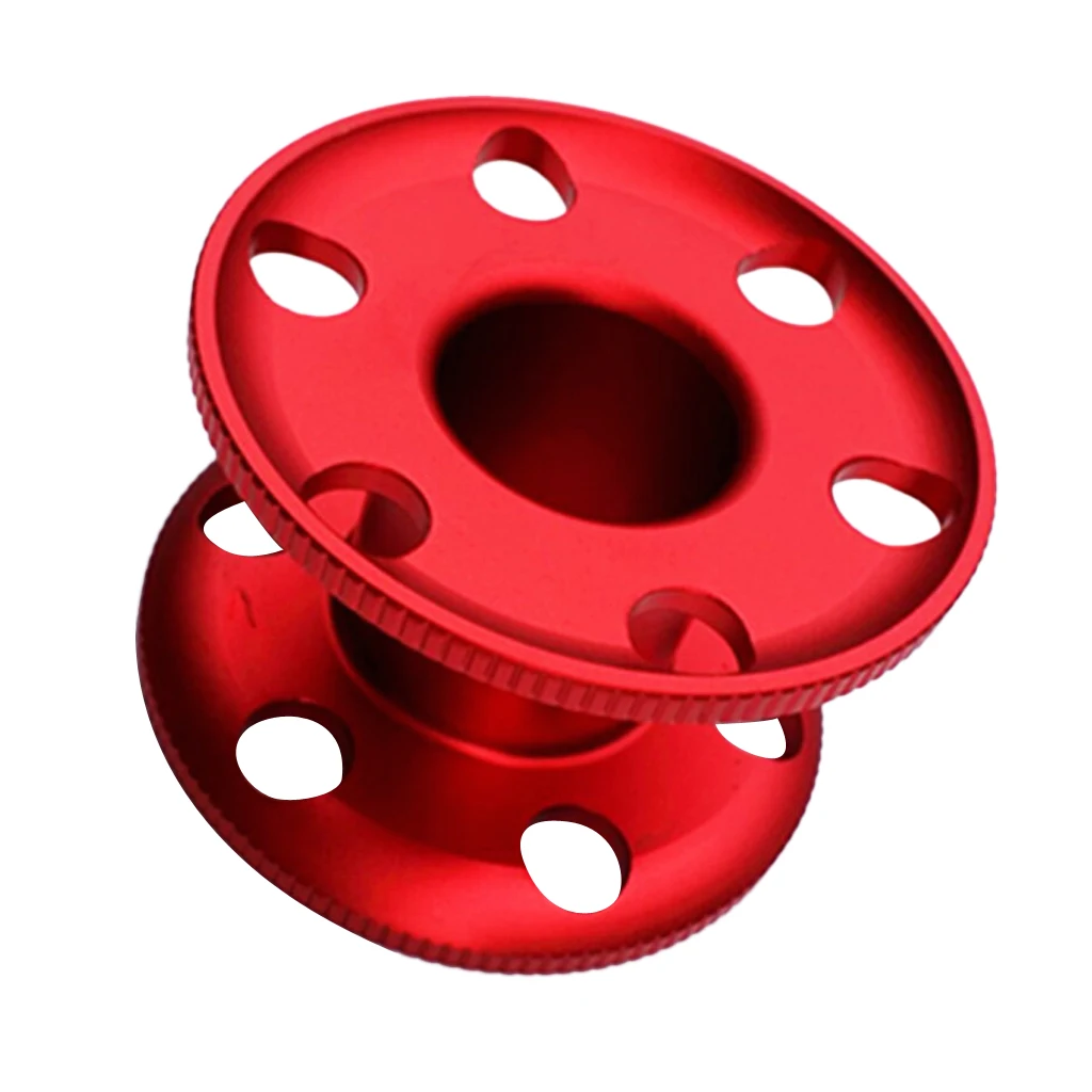 Durable Aluminum Scuba Diving Dive Finger Spool Snorkeling Guide Line Reel for Underwater Sports Accessories 