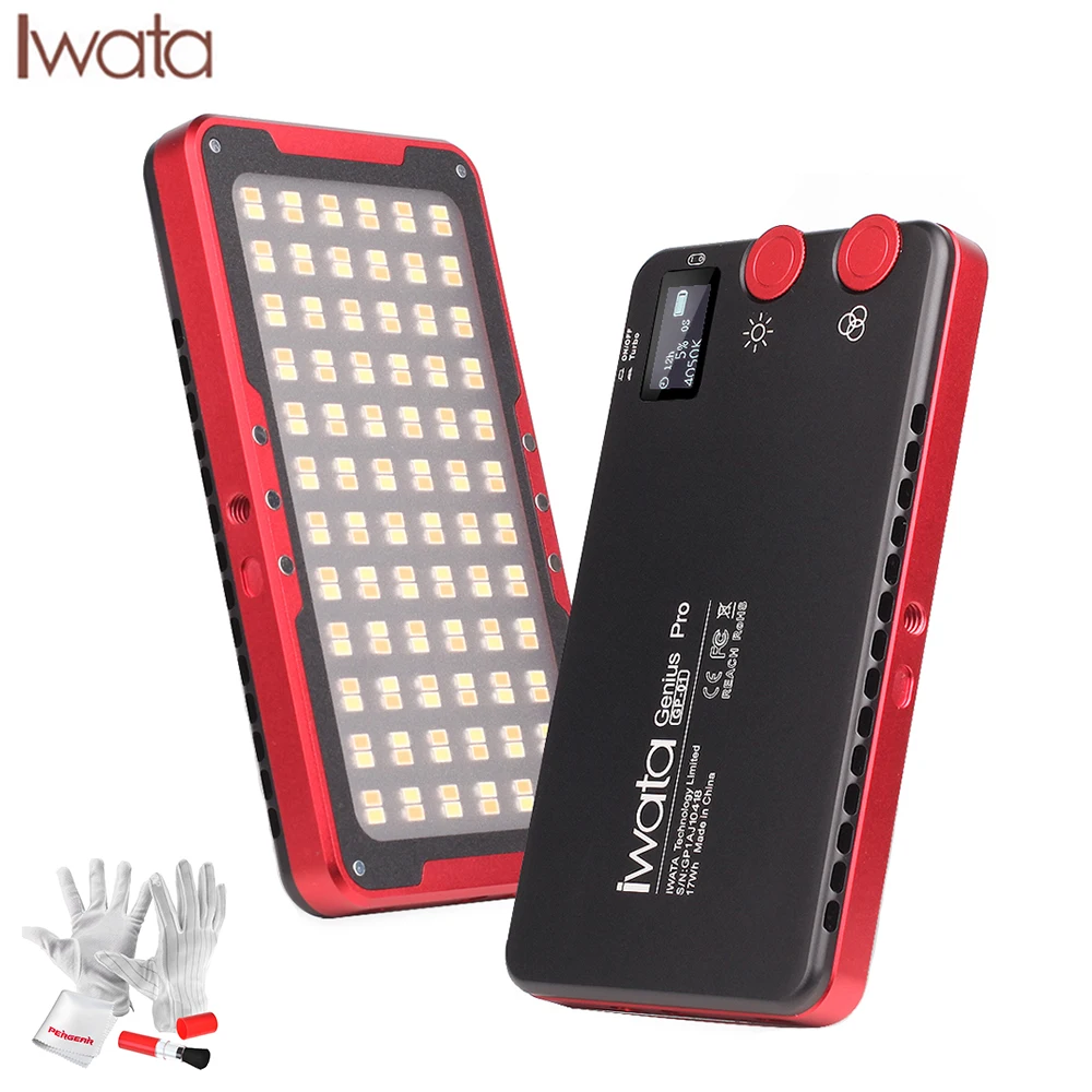 Iwata Pro 144 шт. двухцветный приглушаемый светодиодный видео свет на камере CRI 97 TLCI 99 O