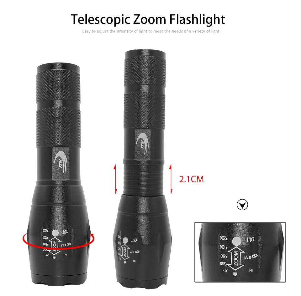 Best FTW Bicycle Light cycling headlight 7 Watt 2000 Lumens 5 Mode T6 LED Bike Front lights Lamp Torch flashlight Holder BL801 mini 1