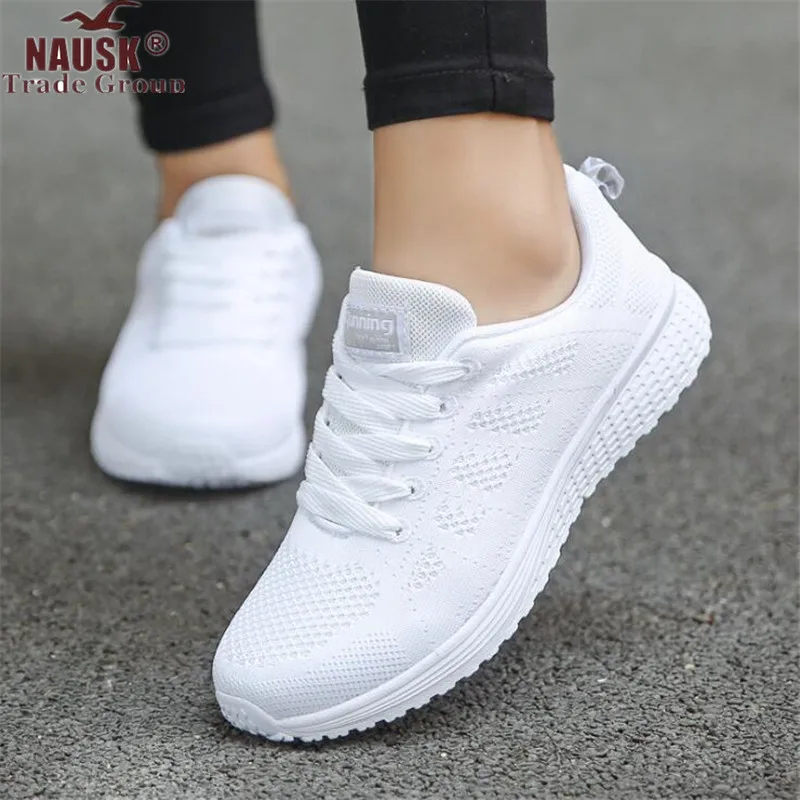 

NAUSK Woman casual shoes Breathable 2018 Sneakers Women New Arrivals Fashion mesh sneakers shoes women size 35-44