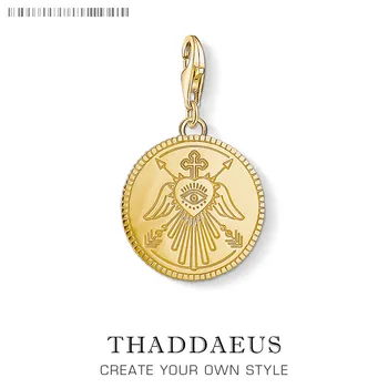 

Charm Pendant Magical Symbols Coin,2019 New Europe Style Jewelry For Women Men Trendy Gift In 925 Sterling Silver Fit Bracelet