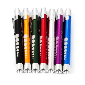 

Portable LED Flashlight Work Light First Aid Pen Light Torch Lamp With Pupil Gauge Measurements Doctor Nurse Diagnosis