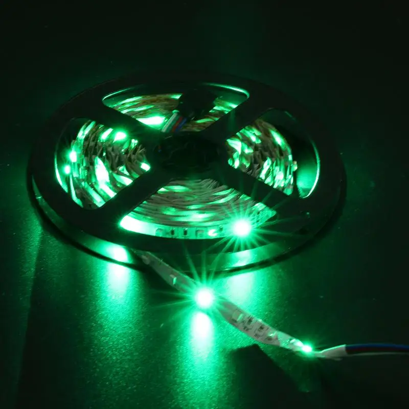 5 м 3528RGB 24 кнопочный контроллер DC12V 300LED лампа световая полоса набор