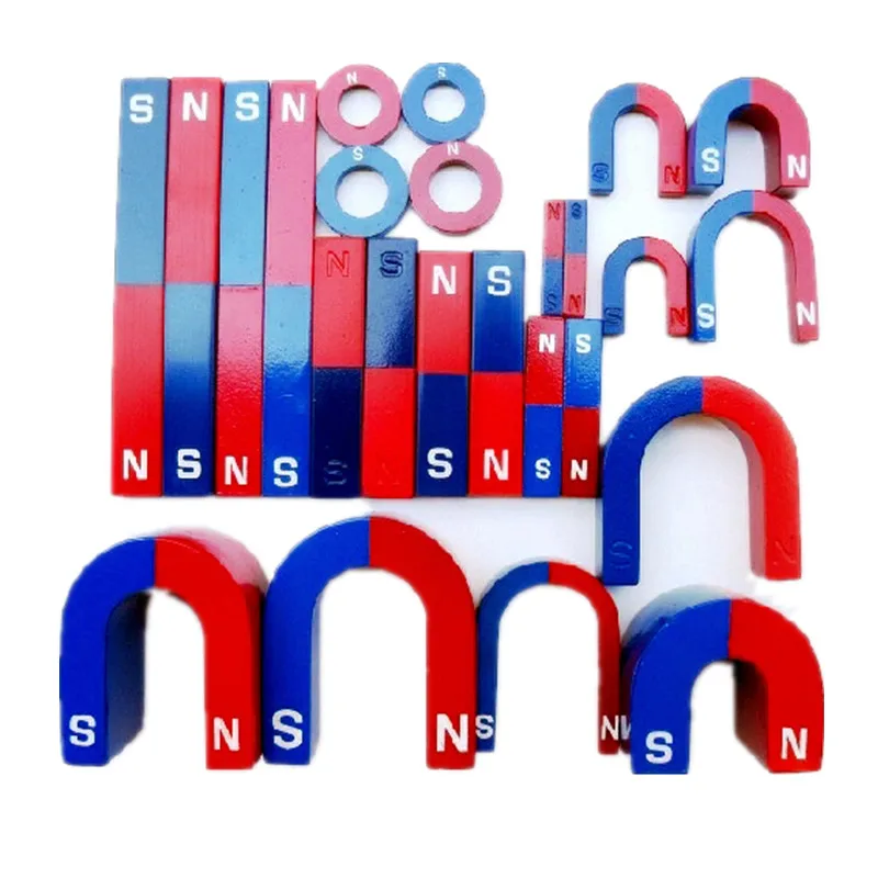Ceramic Teaching Tool Bar U Ring Shape Blue Red Paiting