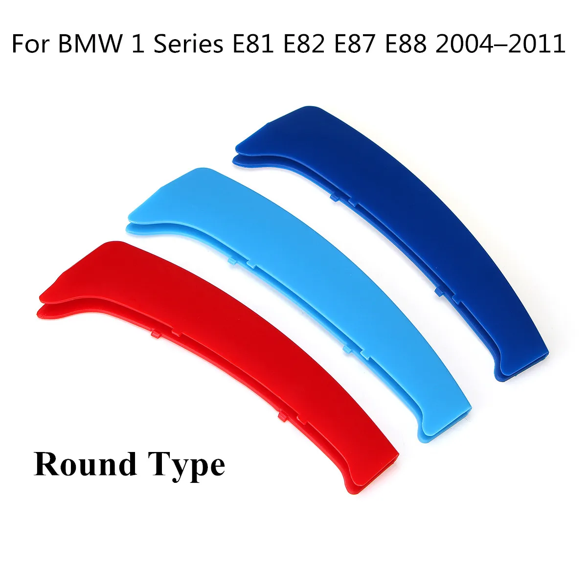 M Цвет решетка гриль крышка с защелкой Накладка для хэтчбеков BMW серий 1 E81 E82 E87 E88 2004 2005 2006 2007 2008 2009 2010 2011 3D наклейки