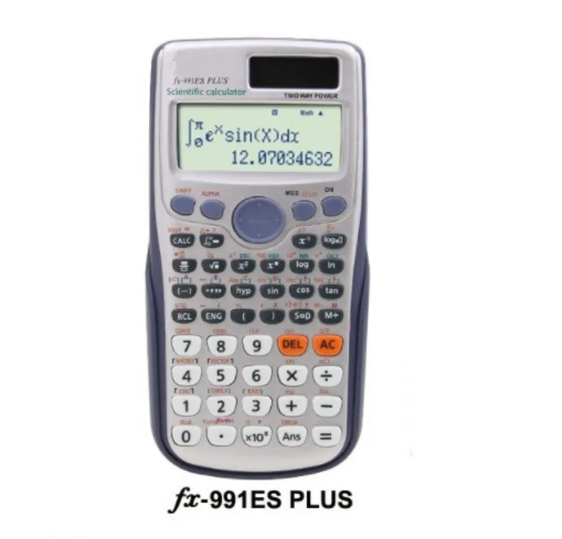 FX-991ES زائد كامل المواصفات آلة حاسبة علمية طالب وظيفة الكمبيوتر حاسبة بالطاقة الشمسية 417 وظيفة