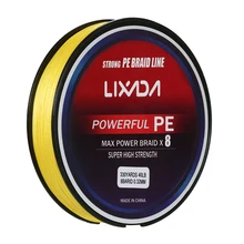 Lixada 300 м/330Yds 8 прядей, PE плетеная рыболовная линейная леска, леска для ловли карпа, трос, шнур 20-90 фунтов, Pesca