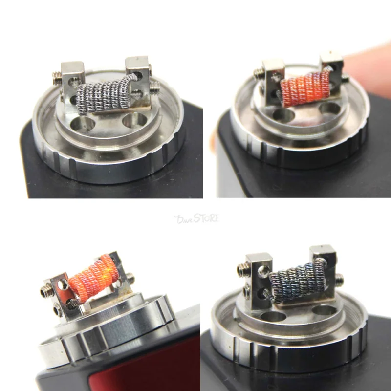 STAGGERED FUSED CLAPTON wire For Electronic cigarette RDA RBA Rebuildable Atomizer Heating Wires