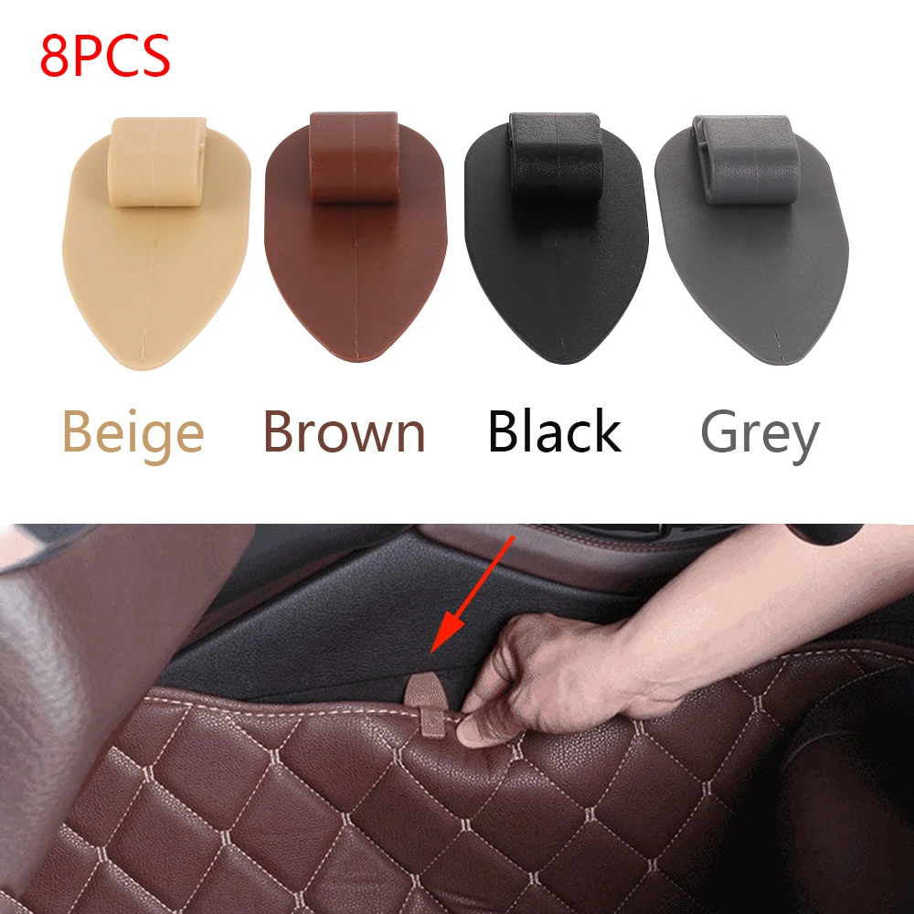 

8Pcs Car Floor Mats Anti-Slip Clip Auto Carpet Fixing Grips Clamps Holders