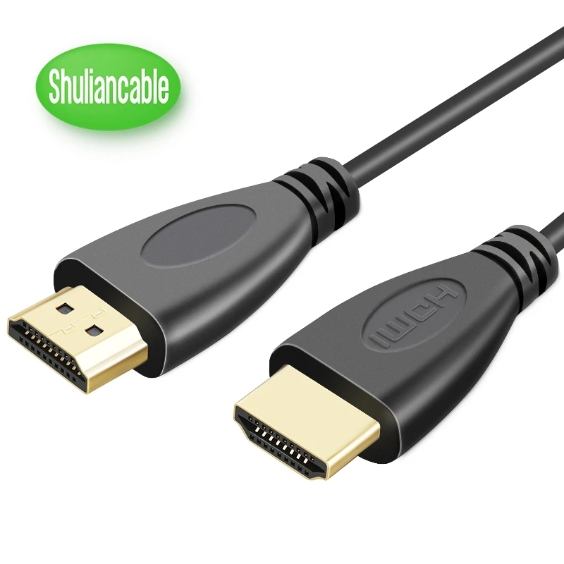 Shuliancable HDMI كابل 2.0 4 K 1080 P 3D عالية السرعة مطلية بالذهب HDMI ل HD TV كمبيوتر محمول LCD PS3 العارض الكمبيوتر xbox 360 كابل