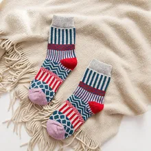 Женские шерстяные носки женские носки зимние носки винтажные мягкие теплые для зимы