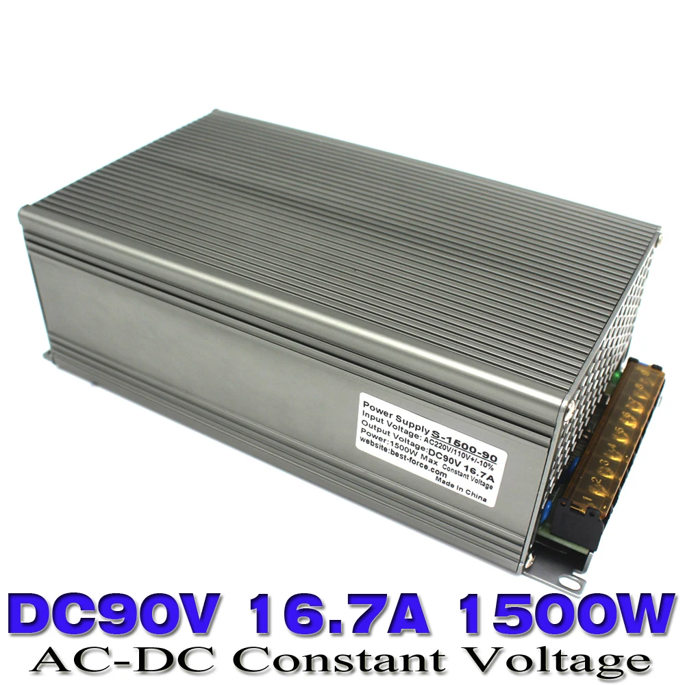 Одиночный выходной импульсный источник питания 1500 Вт DC90V 16.7A Трансформатор smps 110 В