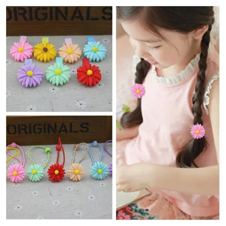 

6610 elastic band bracelet summer style hair accessories girl headband clips gum weave baffle braided bow bandana ornaments