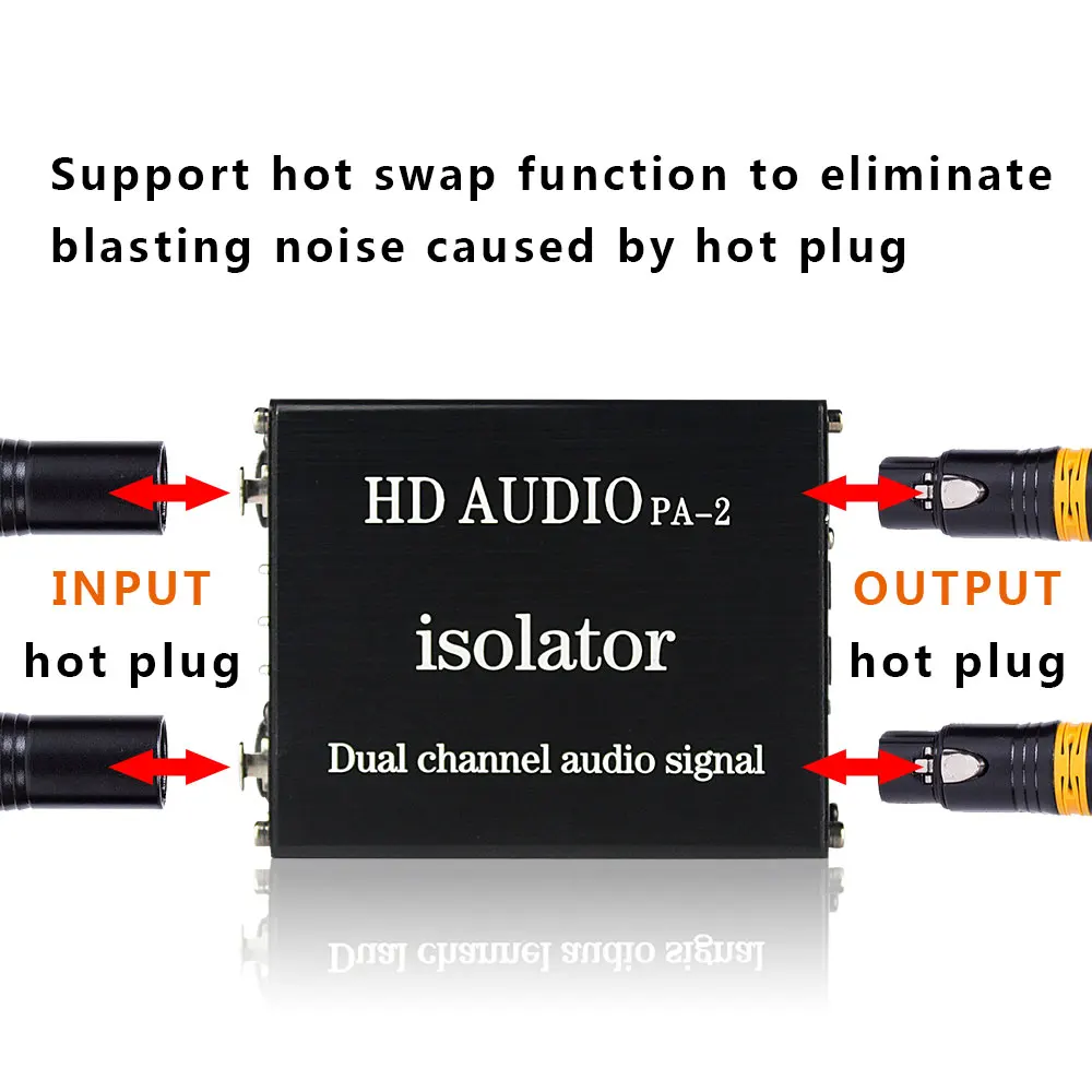 Профессиональный Сценический HD аудио сигнал полная изоляция асинхронный Hi-Fi аудио декодер Премиум повторитель сигнала усилитель изолятор