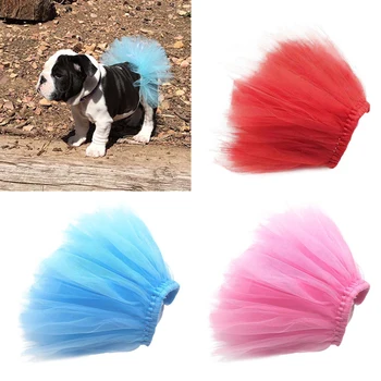 

Pet Puppy Small Dog Lace Skirt Princess Tutu Dress Clothes Apparel Costume Cute Drop Ship