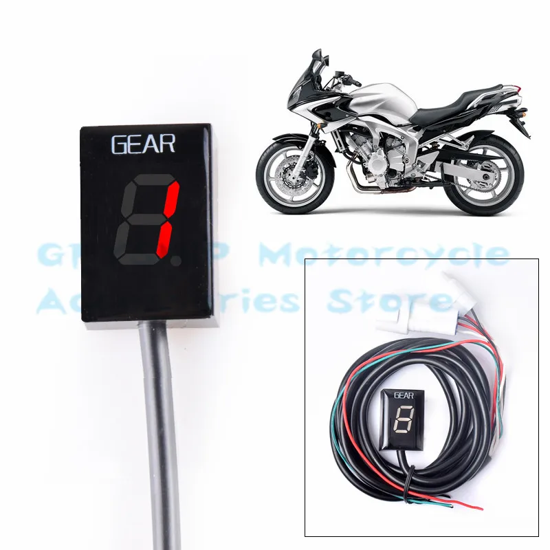 Цифровой измеритель скорости мотоцикла Moto lcd 1-6 ступенчатая передача индикатор для Yamaha FZ6R FZ 6R FZ6 R 2009- аксессуары для мотоциклов