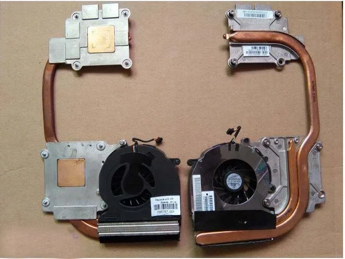 

USED tested working good cooler for HP EliteBook 8540W 8540P Heatsink with fan FOR FX880 and NVS5100 595767-001 595769-001