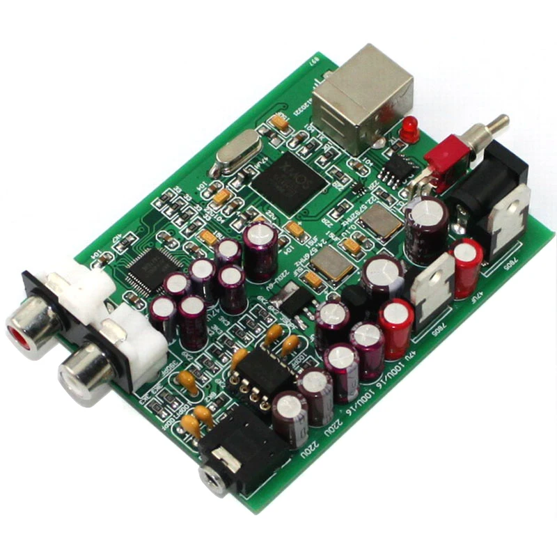 XMOS U8 + AK4490 модуль NE5532 USB DAC декодер плата аудио карта Поддержка PCM 16 бит 24 32 192 кГц DC9V
