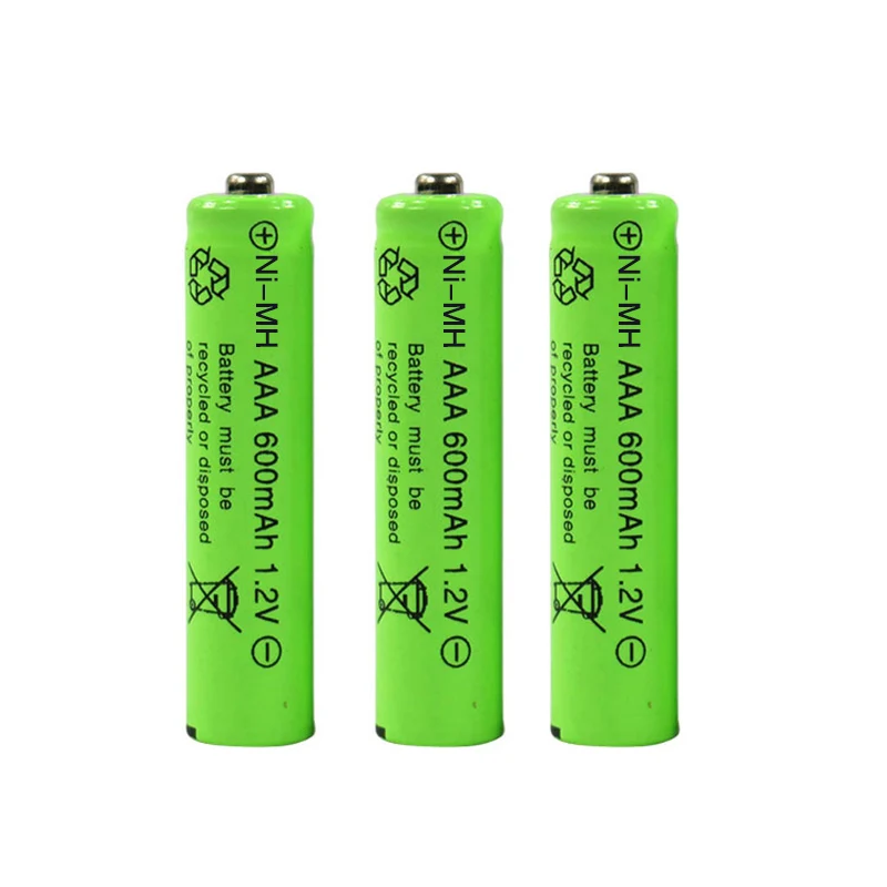 Новинка 1,2 v 600mah AAA игрушка с дистанционным управлением перезаряжаемый сменный никель-металлогидридный аккумулятор AAA 1,2 V 600mAH батареи