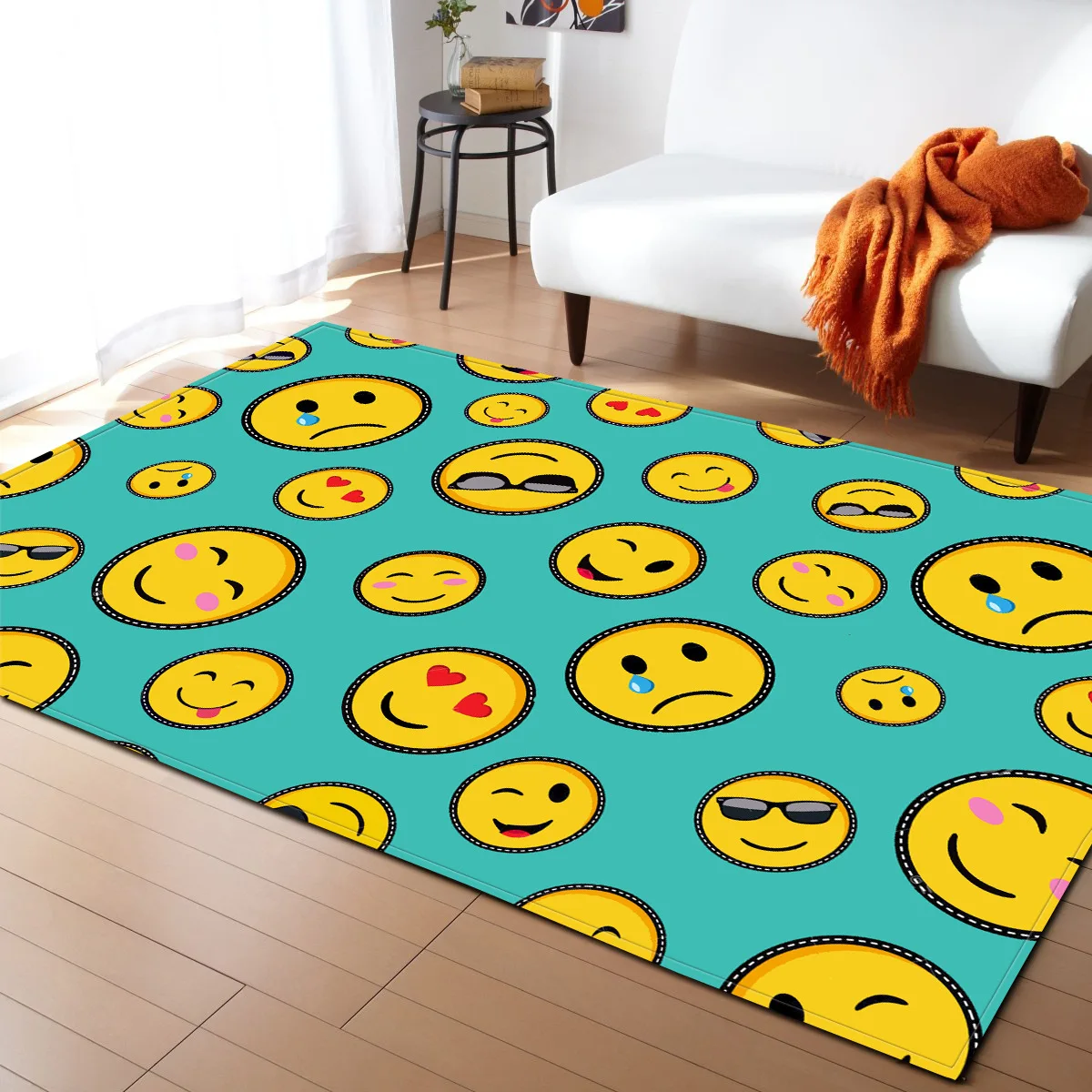 Nordic Printed 3D Carpet Soft Flannel Home Area Rugs Parlor Galaxy Space Anti-slip Mats Large Size Carpets for Living Room Decor - Цвет: C5271