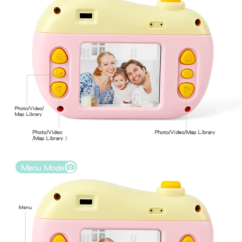 V01 детская камера SLR 800w Пиксельная цифровая камера игрушки могут делать фото игры видео
