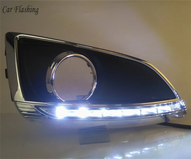 Автомобильные мигающие дневные ходовые огни для Hyundai IX35 IX 35 2010 2013 светодиодные