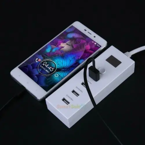 4-Порты и разъёмы настольный USB мульти Функция быстрое настенное зарядное устройство станции переменного тока Мощность адаптер
