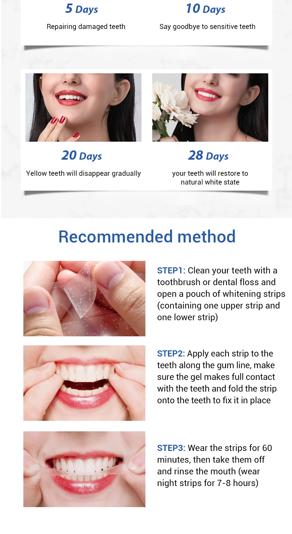 LANBENA полоски для отбеливания зубов удаляет пятна полости рта гигиенические белые виниры для зубов отбеливание зубов Стоматологические Инструменты Уход за кожей