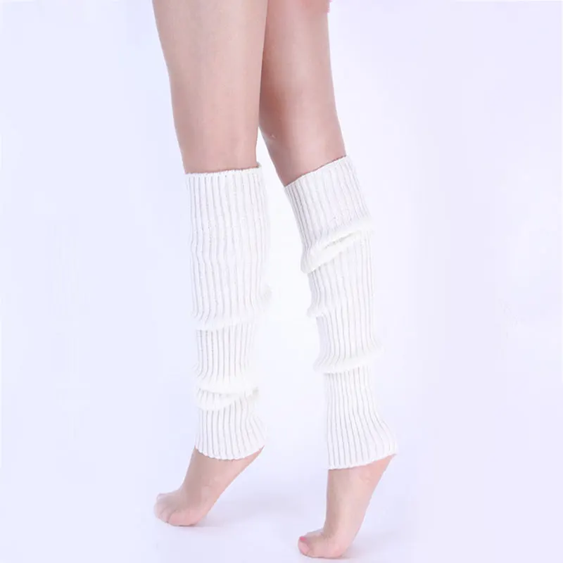 1pair Stylish Women Kniting Leg Warmer Winter Knit Crochet Fashion Lady Legging Foot Warmer TY66