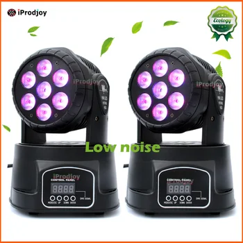 

Led Moving Head Wash 7x12w 7*12w Mini Music Sound Light Stage Party lumiere Laser Show Disco Dj Dmx Lamp Rgbw Licht 2pcs/lot