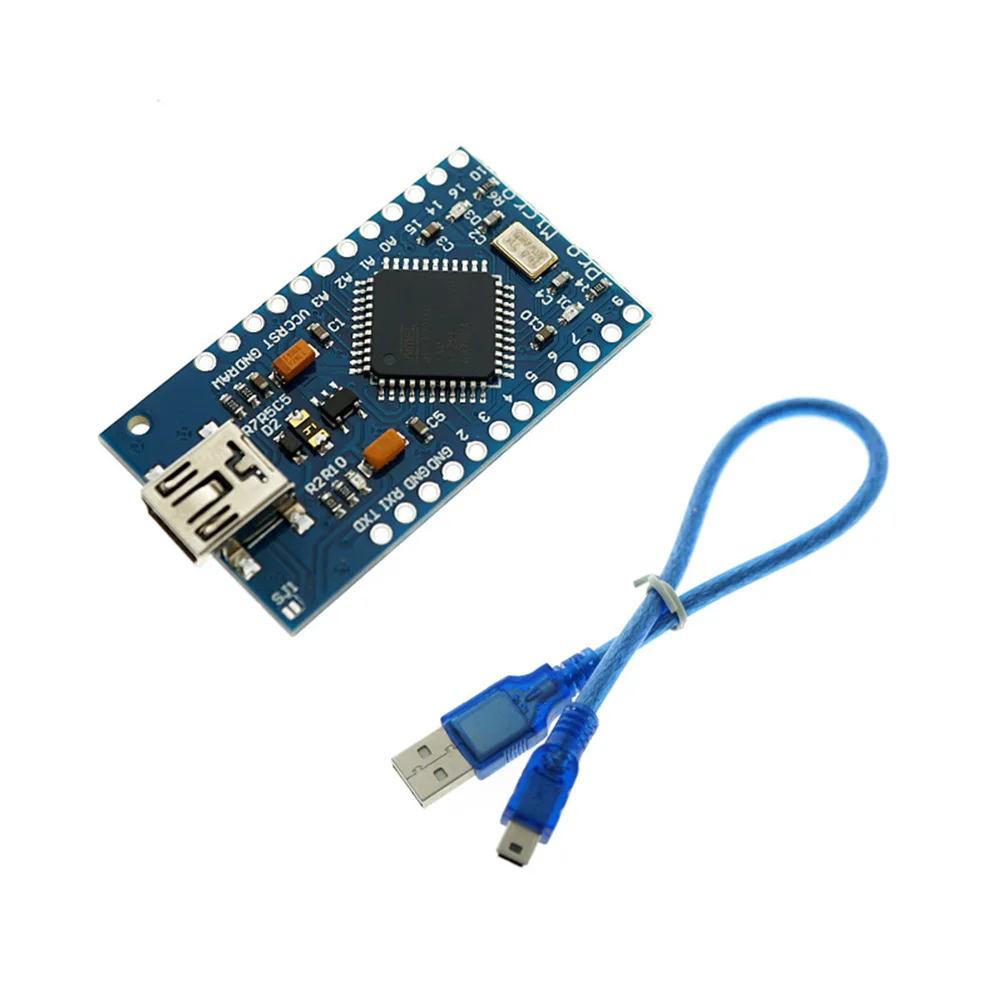 Pro Mini ATmega32U4 5V 16MHz module board with 2 row pin pro micro for Arduino