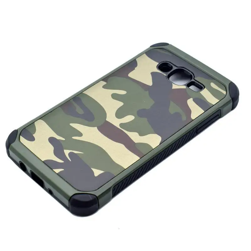 Army Camouflage PC+TPU Mobile Phone Case For Samsung Galaxy S7 Edge J7