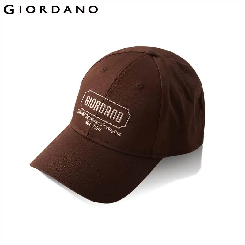 

Giordano Men Causal Caps Men Embroidered Letter Giordano Logo Cool Soft Cotton Quality Cap Men Hat Casquette Sweetwear