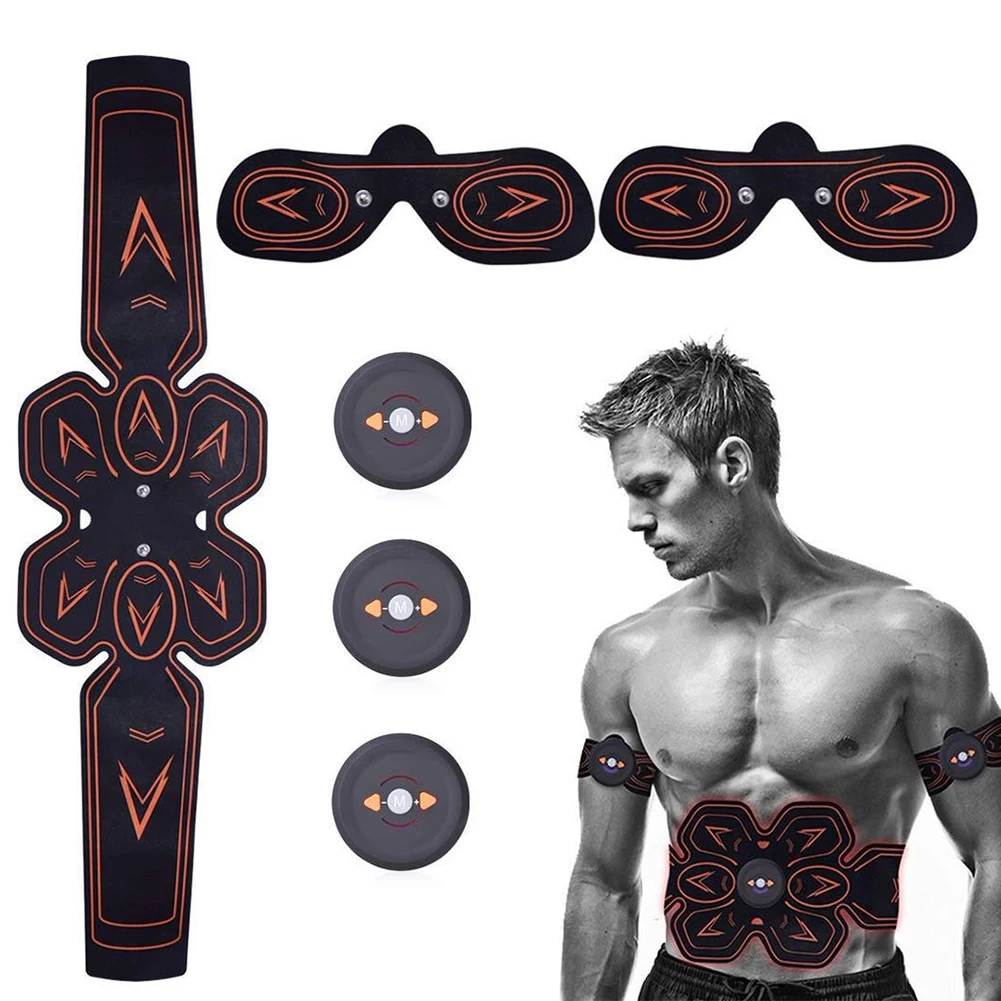 

Muscle Stimulator Abdominal Musculaire Electrostimulation Electro Stimulateur ABS EMS Home Gym Belly Arm Leg Massage USB Charged