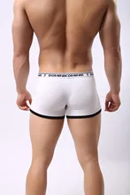 2017 Hot Sale Sexy Men Lingerie High Quality Modal Boxer White Boxer Fashion Boxer M/L/XL/XXL/XXXL 4168