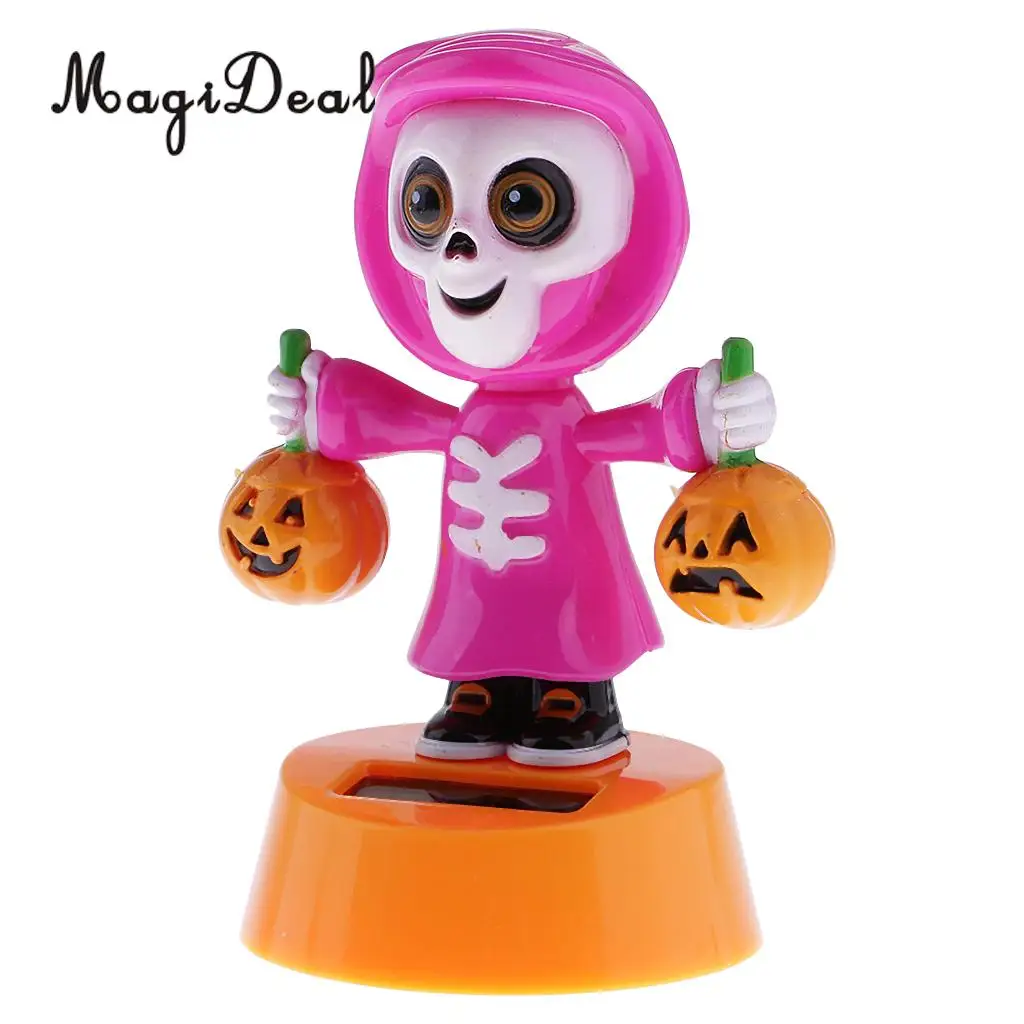 MagiDeal Solar Powered Dancing   Toy Car Ornament Bobble Head Dog Animal Toy for Home Office Desk Table Decor 10Kinds