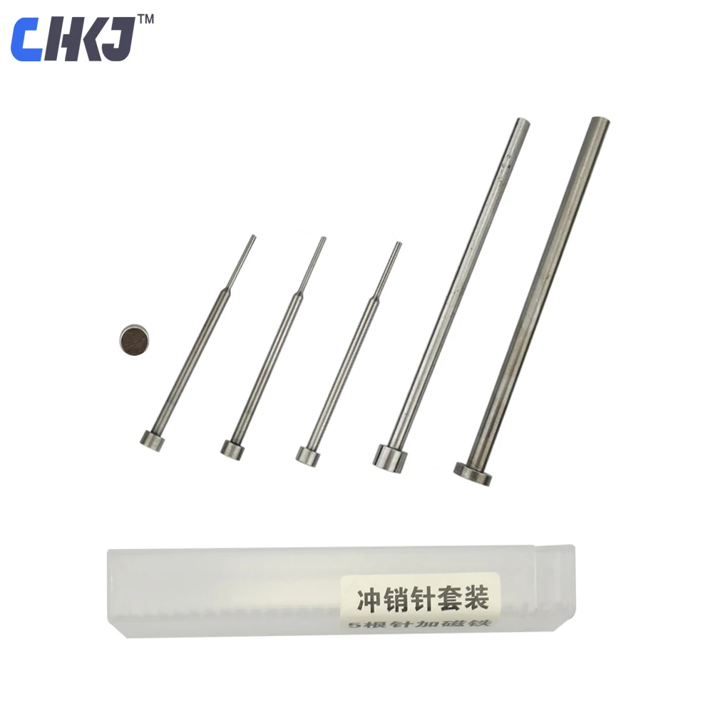 

CHKJ 6pcs/lot Auto Car Remote Key Pin Removal Pin Disassembly Tool Set Needle Pin Remover Nail Locksmith Repair Tools