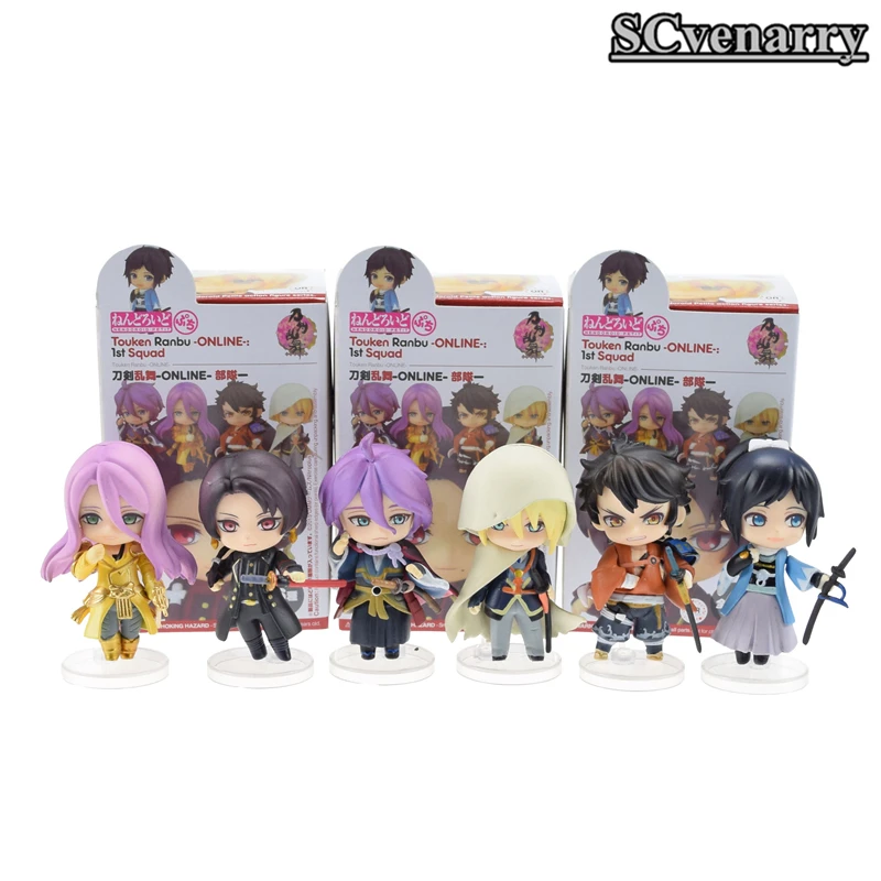 6pcs/set Anime Figma Sword Art Online Action Figures Toys Game Figurine Dolls Kids Friends Cosplay Gift 6pcs/set Anime Figma Sword Art Online Action Figures Toys Game Figurine Dolls Kids Friends Cosplay Gift