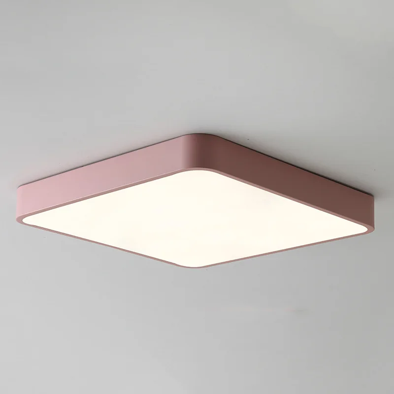 TUDA LED Ceiling Lamp Square Wrought Iron Ceiling Lamp Living Room Bedroom Study Acrylic Ceiling Lamp 220V TUDA LED Ceiling Lamp Square Wrought Iron Ceiling Lamp Living Room Bedroom Study Acrylic Ceiling Lamp 220V