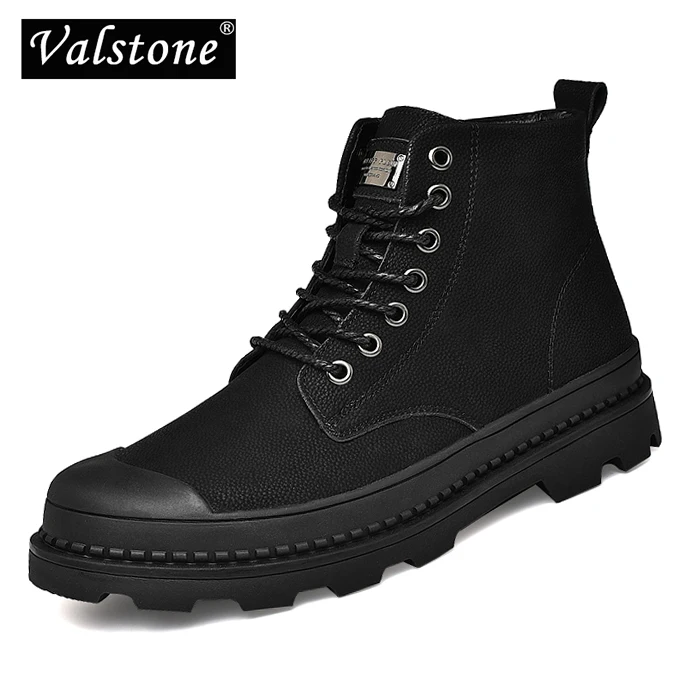 Option Sneakers Hommes Spéciale Travail Pieds dessus Point Winter winter Cuir Printemps Zipper No Hiveramp; En Valstone Zipper Chaussures Haut Bottes Zipper daily Martin Offre De Protéger XO8wNPkn0