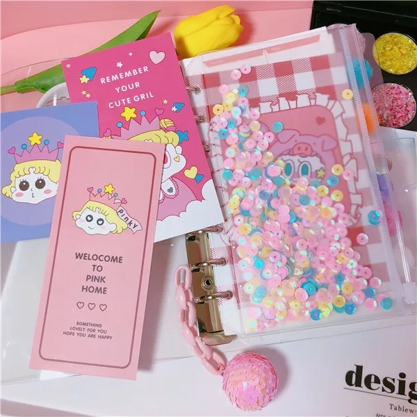 Новинка 2021 Kawaii A6 свободный лист спиральный планер книга To Do It ручная для детей и