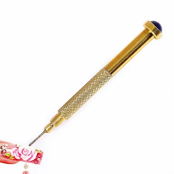 

1X Hand Dangle Drill Hole Maker Nail Art UV Gel Acrylic Tip Tool