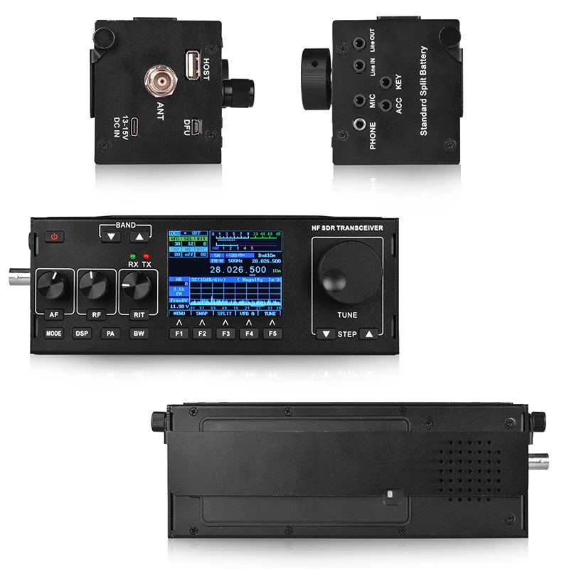 Новое поступление Φ SSB HF SDR HAM RADIO 1 8 30MHz трансивер с 3800mah литий ионным