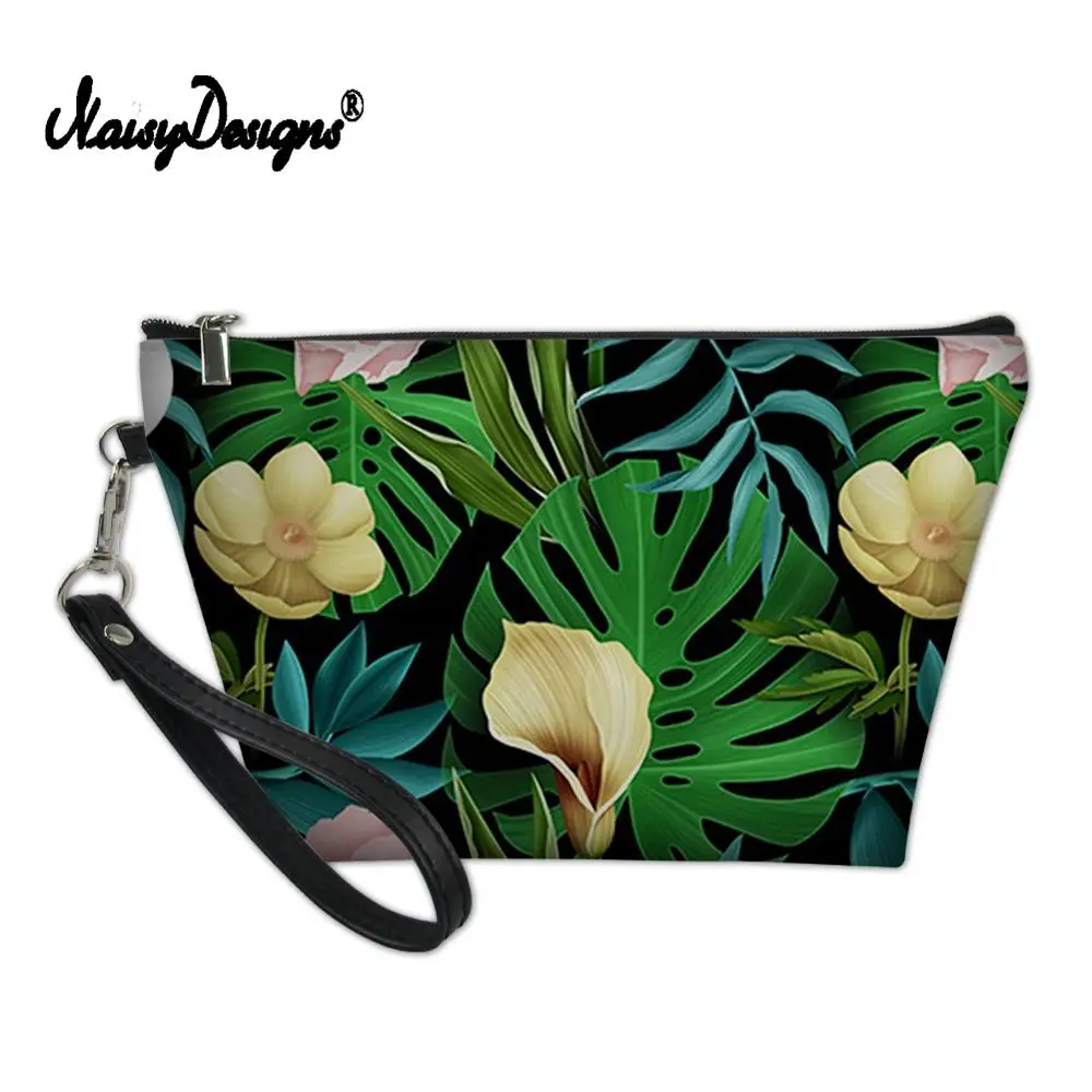 Women Makeup Bags Tropical Flower Travel Pattern Custom Cosmetic Neceser Toiletries Organizer Waterproof Female Storage Cases Women Makeup Bags Tropical Flower Travel Pattern Custom Cosmetic Neceser Toiletries Organizer Waterproof Female Storage Cases
