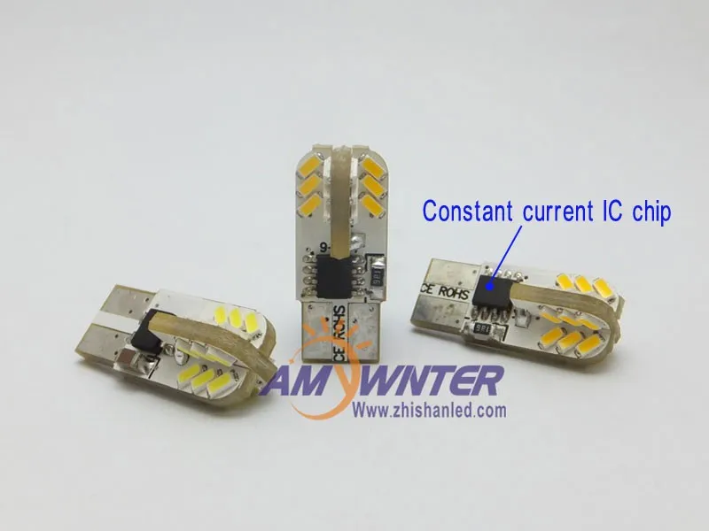 AMYWNTER W5W светодиодный T10 3014 лампы для автомобилей с 194 указатель поворота номерного знака светильник лампа багажника Габаритные огни для чтения настольная лампа 12V белого и красного цветов